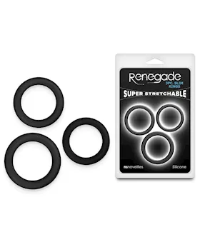 Renegade Slim Cock Rings 3 Pack