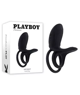 Playboy Pleasure Just Right Vibrating Cock  Balls Rings