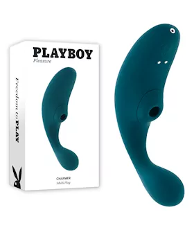 Playboy Pleasure Charmer Vibrator with Clitoral Suction