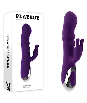 Playboy Pleasure Bunny Punch Twirling Rabbit Vibrator