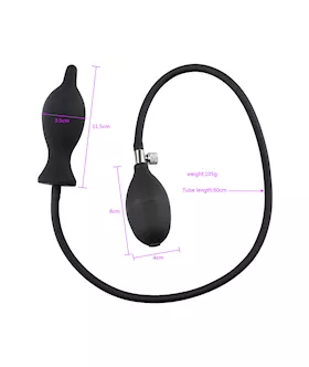 Nipple Inflatable Anal Plug