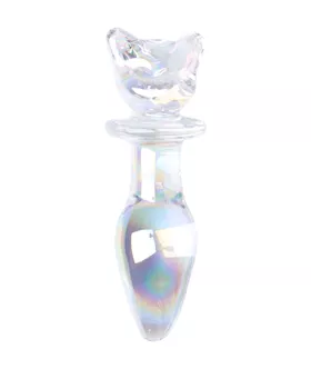 Lucent Laser Cat Glass Butt Plug