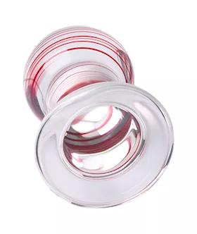 Lucent Swirl Starter Glass Butt Plug