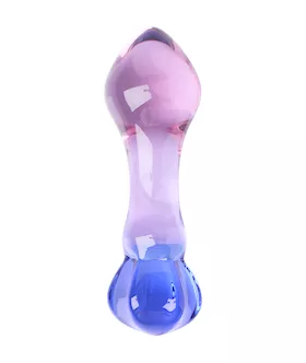 Lucent Crown Gem Glass Butt Plug