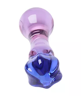 Lucent Crown Gem Glass Butt Plug
