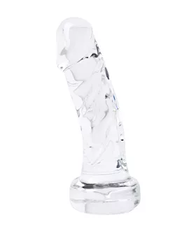 Lucent Realistic Glass Dildo