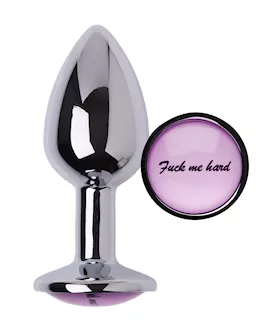 Kinki Fuck Me Hard Steel Butt Plug Small