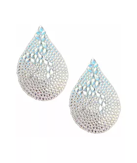 Angel Tears Iridescent Crystal Jewel Nipple Pasties
