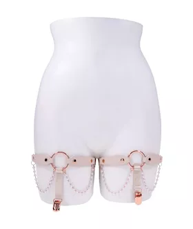 Peaches N Creame Pearl Garters