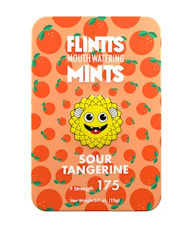 Flintts Mouth Watering Mints  Sour Tangerine