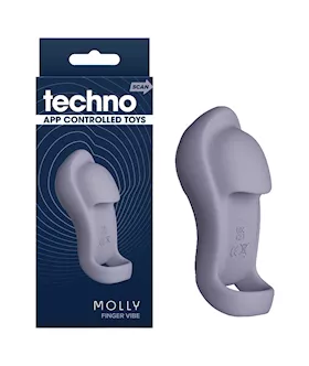 Techno Molly Finger Vibrator App Controlled