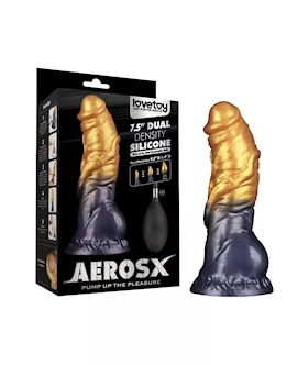 AeroSX Dual Density Inflatable Dildo 75 Inch