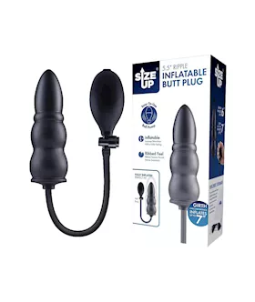 Size Up Ripple Inflatable Butt Plug 55 Inch
