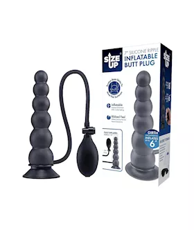 Size Up Ripple Inflatable Butt Plug 7 Inch