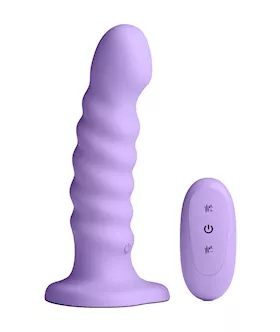 Colours Ribbed 6 Vibrating Dildo
