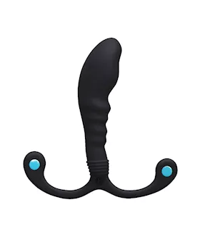 P-spot Apex Bend Hands-free Ridged Silicone Prostate Massager