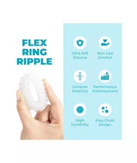 Flex Ring Ripple Cock Ring
