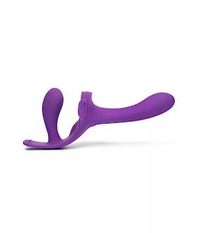 Lock In Vibrating Strap On & Harness Set