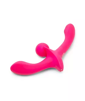 Double Tap Vibrating Strapless Strap-on