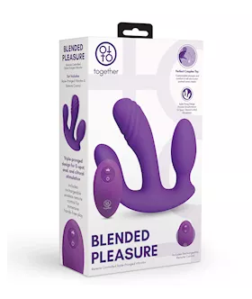 Blended Pleasure Triple-pronged Vibrator