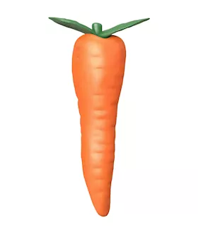 Carrot Silicone Vibrator