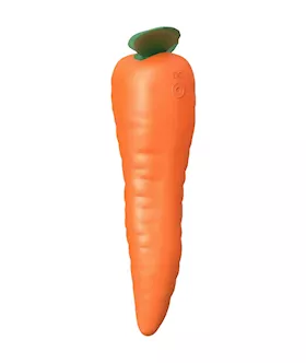 Carrot Silicone Vibrator