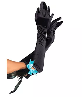 Bq Sat Opera Length Glovew W Bow Fea