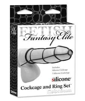 Cockcage And Ring Set