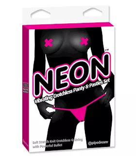 Neon Vibe Panty & Pasty Set