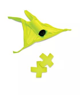 Neon Vibr Panty & Pasty Set Yellow