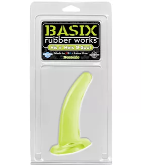 Basix His & Her Butt Plug Glow