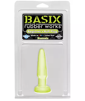 Basix Beginners Butt Plug Glow