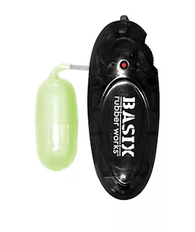 Basix Vibrating Jelly Egg Glow