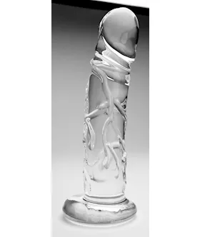8 Realistic Glass Dildo Clear