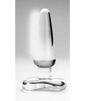 Clear Glass Spade Plug S