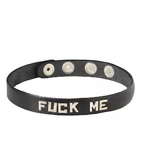 Leather Collar Fuck Me