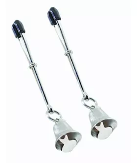 Tweezer Nipple Clamps With Nickel Bells