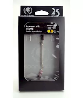 Beaded Adjustable Clit Clamp Pink