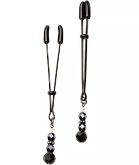 Beaded Adjustable Clit Clamp Black