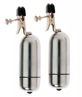 Broad Tip Wireless Vibrating Nipple Clamps