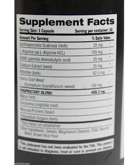 Maxstamina Maximum Sexual Stimulant 30 Capsules