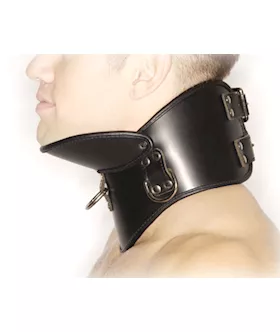 Strict Leather Bdsm Posture Collar Medium Large