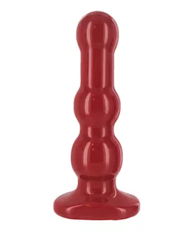 Scarlet Overload Beaded Anal Plug Large