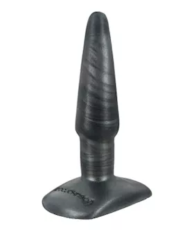 The Lil End Silicone Anal Plug Charcoal