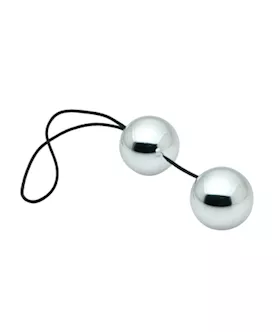 Silver Vaginal And Anal Ben Wa Balls