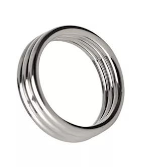 Echo 175 Inch Stainless Steel Triple Cock Ring
