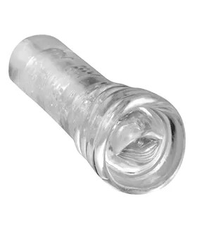 Lusty Lips See Through Masturbation Sleeve