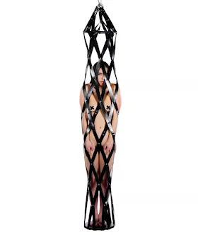 Hanging Leather Strap Cage