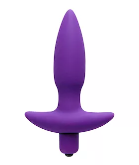 Aria Vibrating Silicone Butt Plug- Small