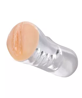 Virgin Vicky See Through Pussy Stroker